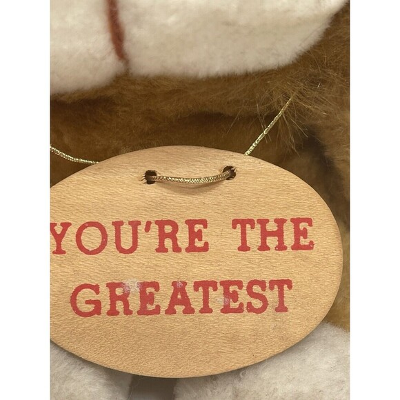 Vintage Fun World Lion You’re The Greatest 7” Stuffed Animal Doll Toy RARE - Picture 4 of 12
